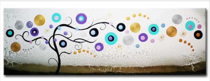 Tableau panoramique arbre design