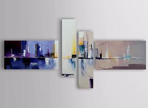 Tableau design city bleu