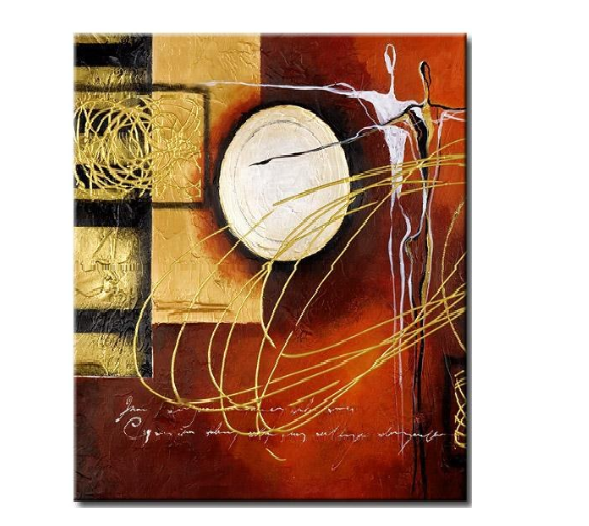 Tableau Peinture Couple Harmonie 