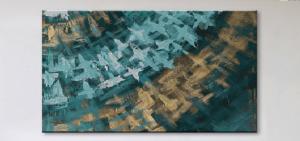 Tableau Bleu Canard composition design