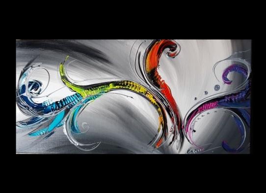 Tableau Panoramique Phoenix Coloré